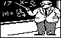 Math professor clip-art from the GEOS 2.0 Demo Disk