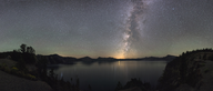 The Milky Way over a lake